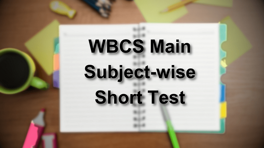 WBCS Main mock test